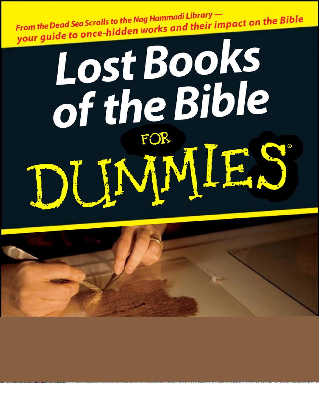 Lost Books of the Bible For Dummies by Daniel L. Smith-Christopher && Stephen Spignesi