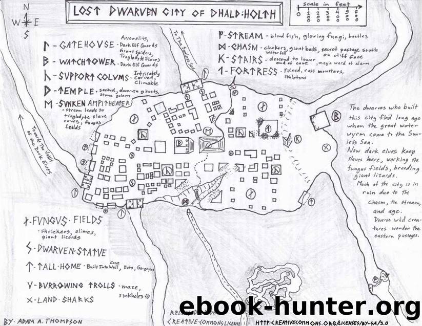 Lost Dwarven City of Dhald'holth by Adam A Thompson