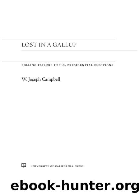 Lost in a Gallup by W. Joseph Campbell