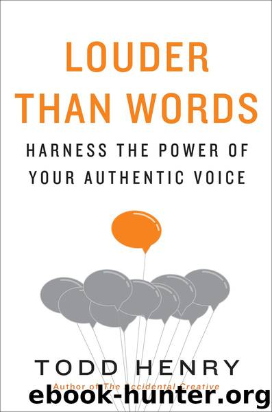 Louder than Words by Todd Henry