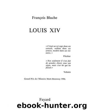Louis XIV by Bluche