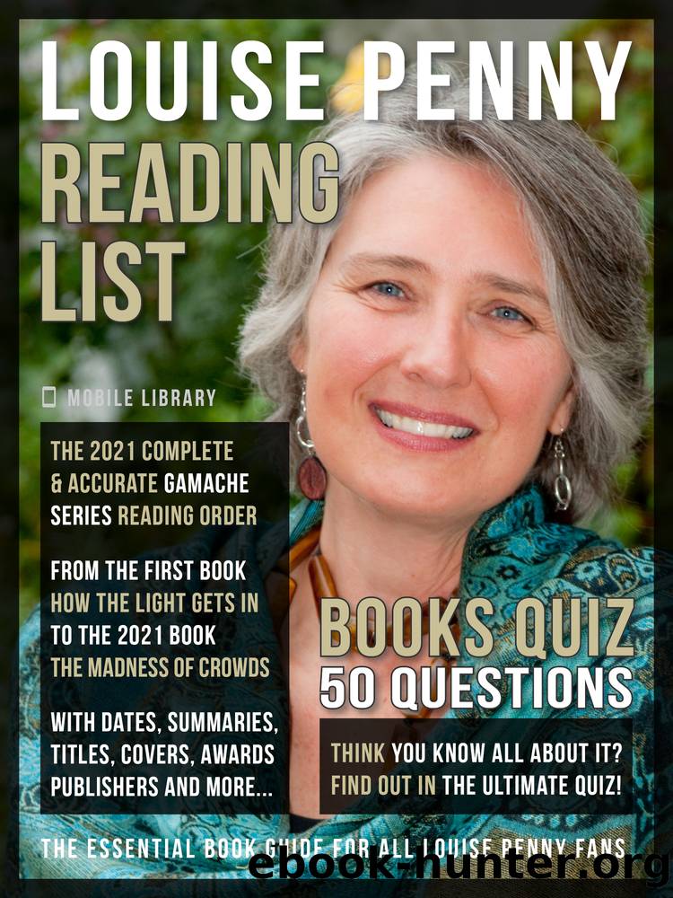 Louise Penny Reading List and Books Quiz by Mobile Library