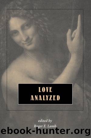 Love Analyzed by Roger E Lamb