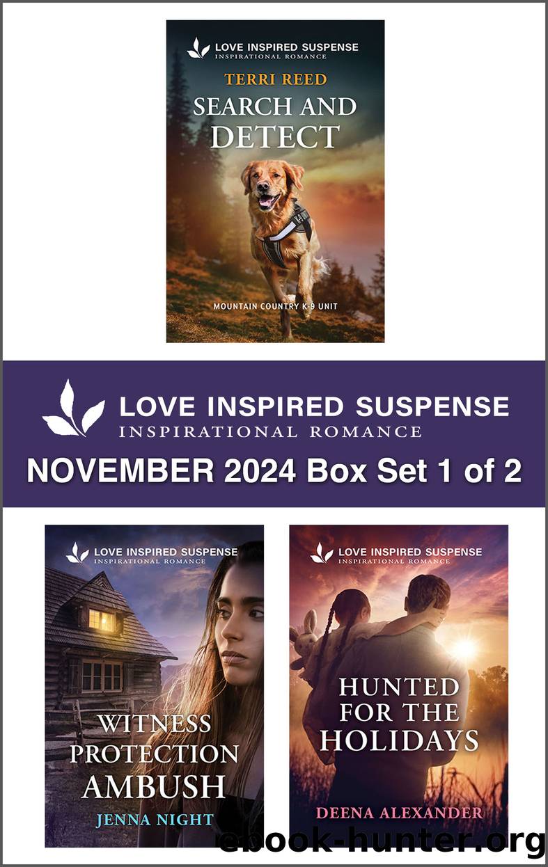 Love Inspired Suspense November 2024 Box Set 1 of 2 by Terri Reed Jenna Night and Deena Alexander