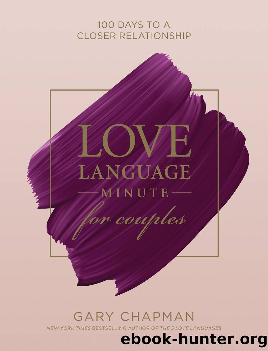 Love Language Minute for Couples by Gary Chapman