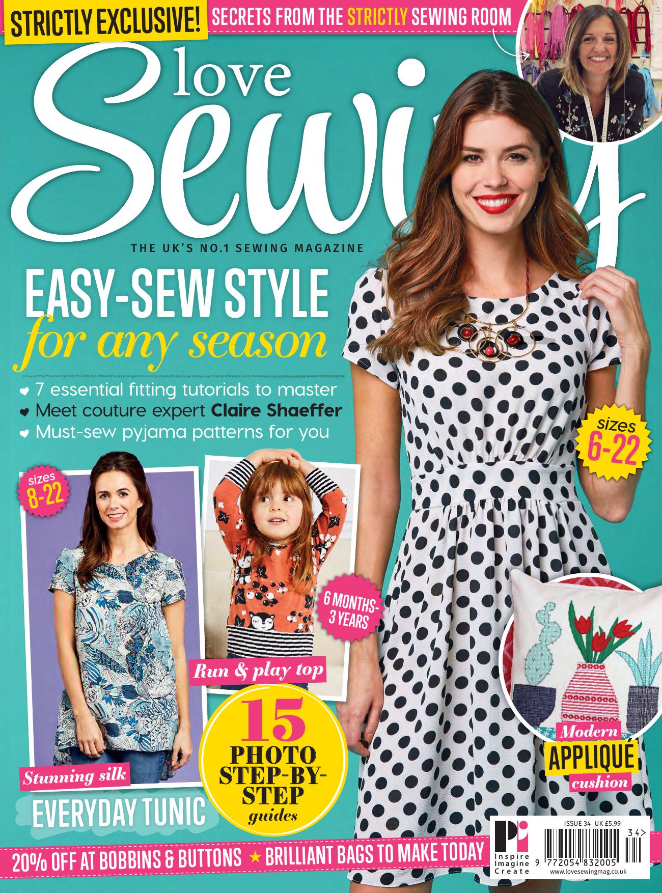 Love Sewing by Issue 34