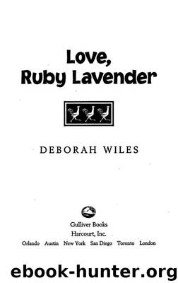 Love, Ruby Lavender by Deborah Wiles