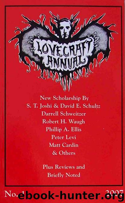 Lovecraft Annual, No. 1 by unknow
