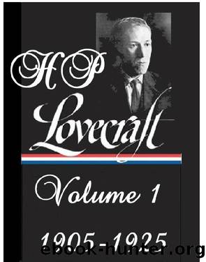Lovecraft's Fiction 1 1905 to 1925 by H P Lovecraft