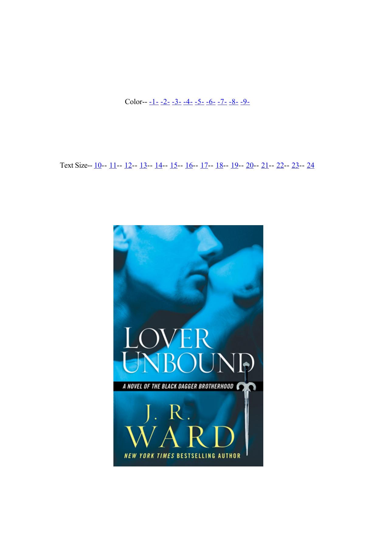 Lover Unbound Black Dagger Brotherhood by J. R. Ward
