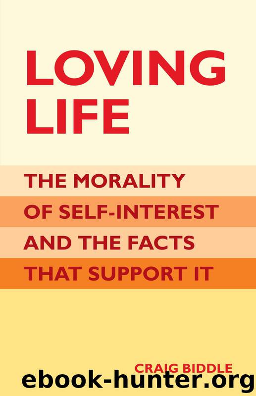 Loving Life: The Morality of Self-Interest and the Facts that Support It by Craig Biddle
