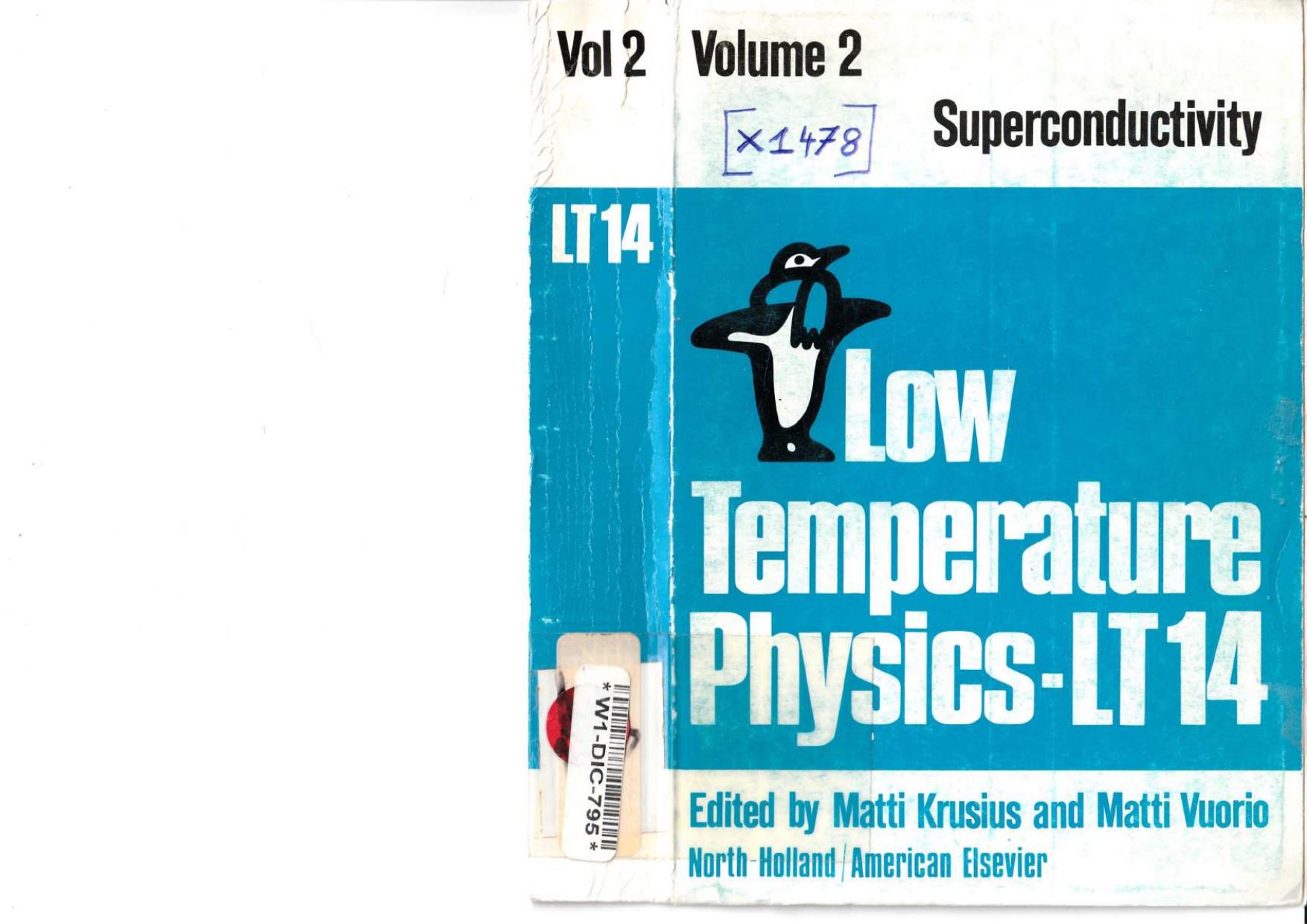 Low Temperature Physics - LT14 by Ed