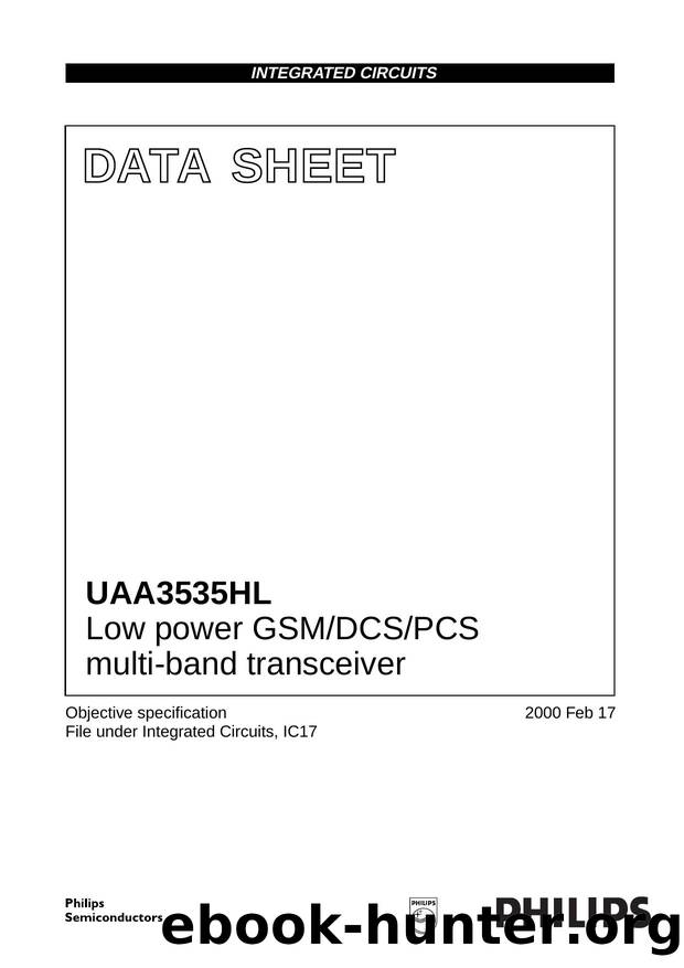 Low power GSMDCSPCS multi-band transceiver by Philips Semiconductors