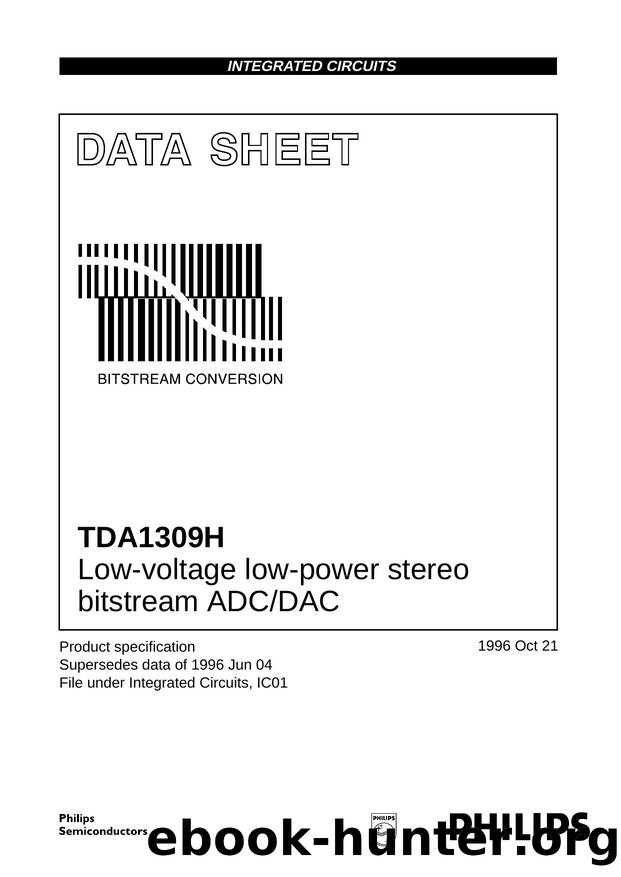 Low-voltage low-power stereo bitstream ADCDAC by Philips Semiconductors