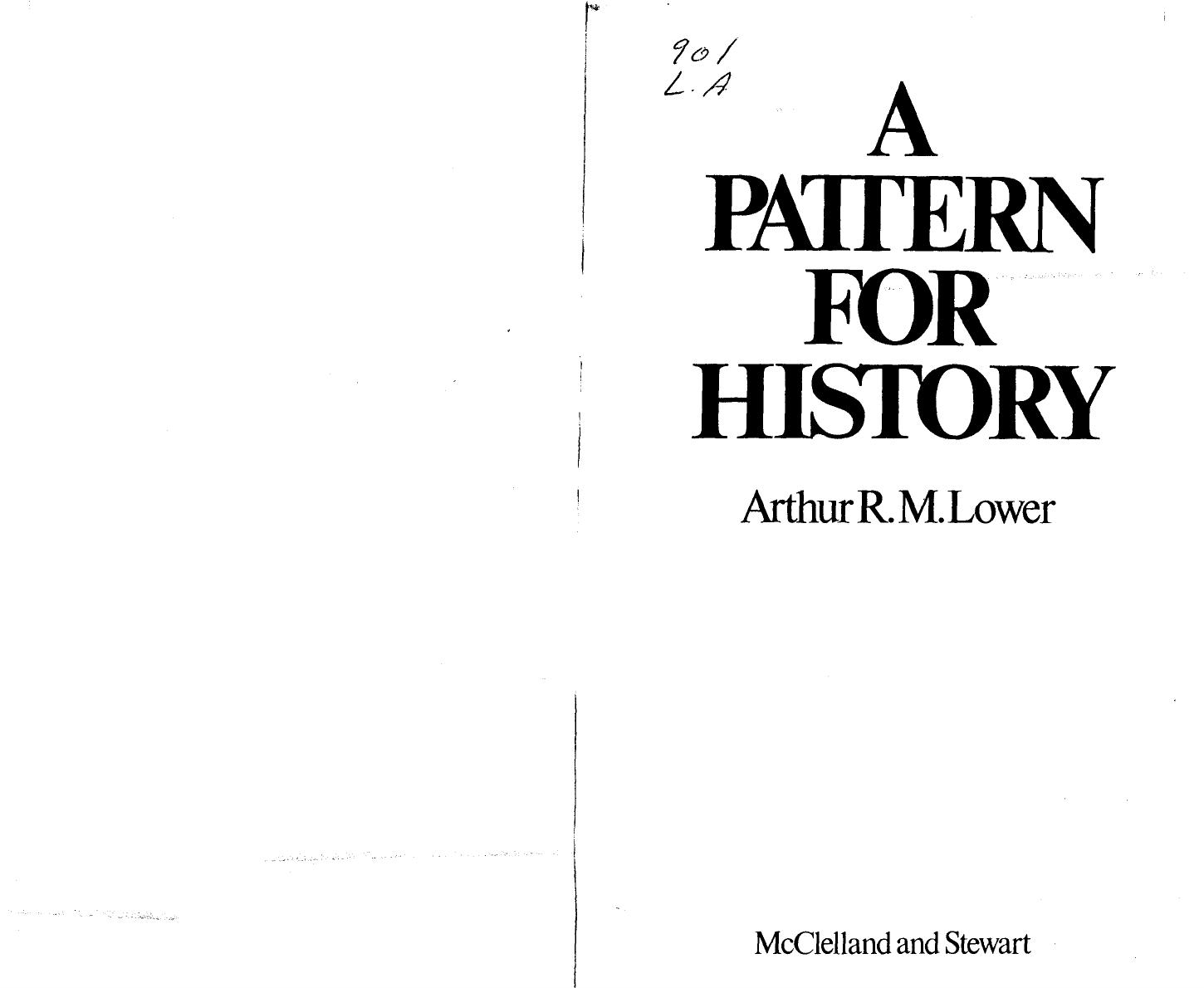 Lower by A Pattern for History (1978)