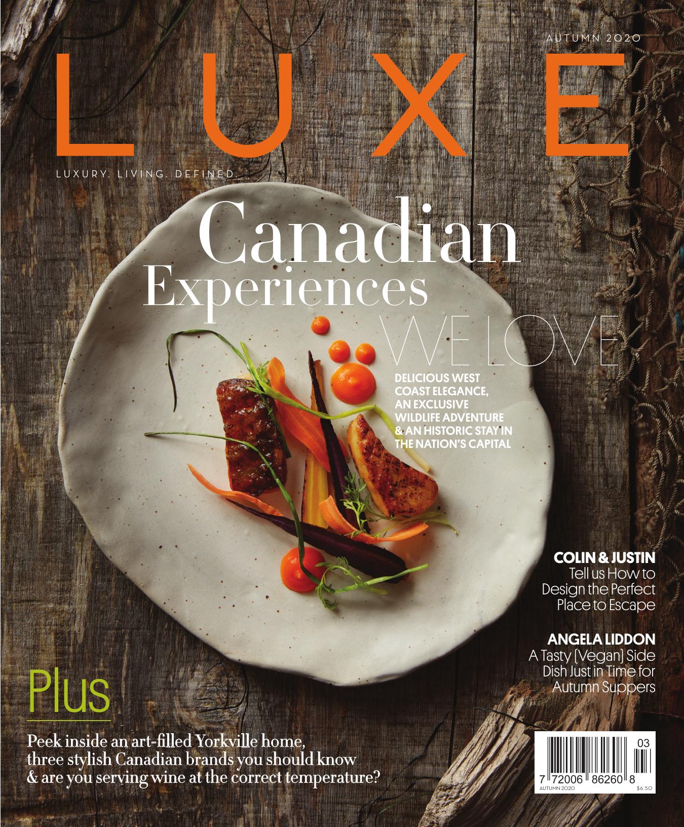 Luxe Magazine Canada - Autumn 2020 by Unknow