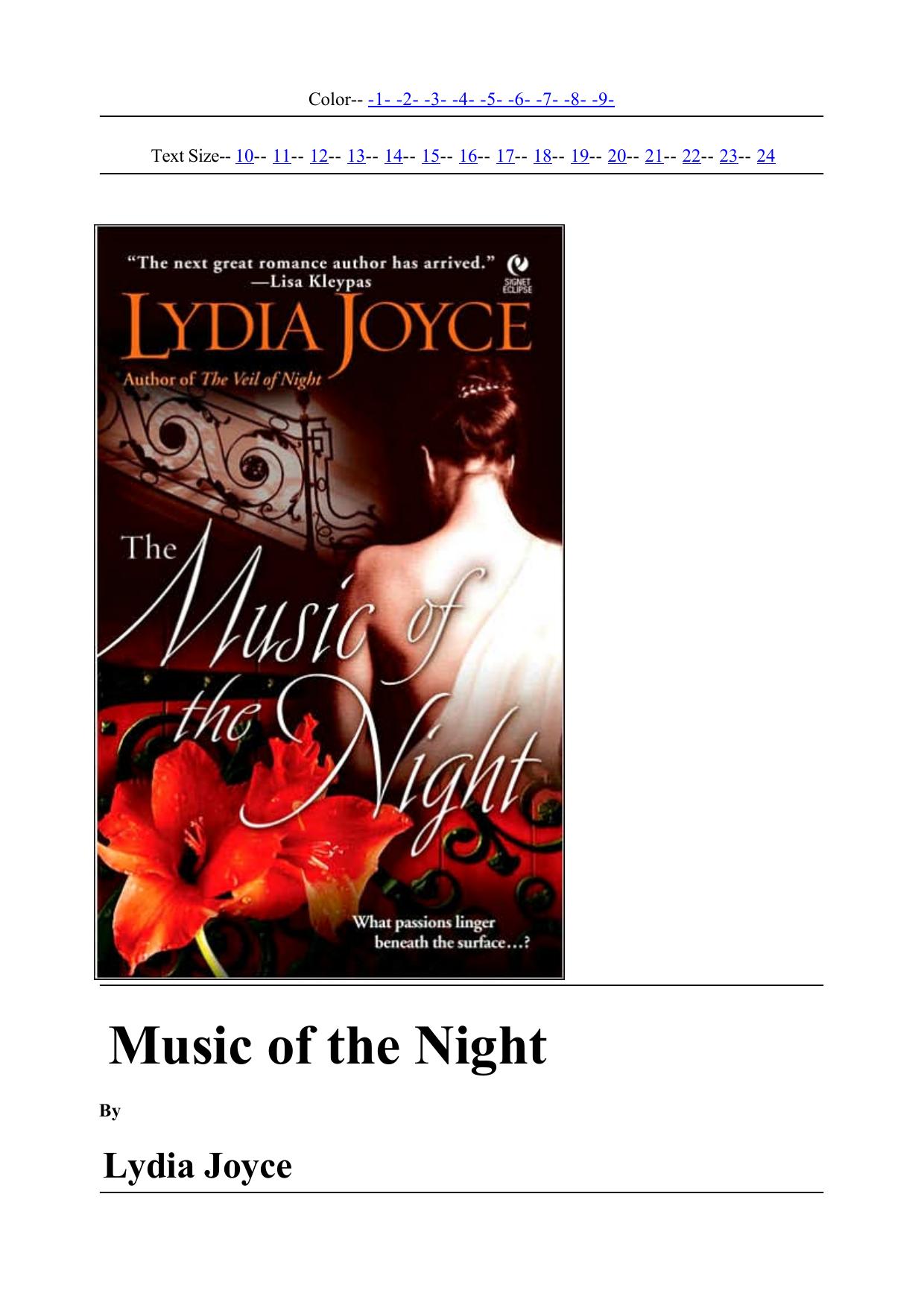 Lydia Joyce by Music Of The Night