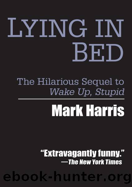 Lying in Bed by Mark Harris