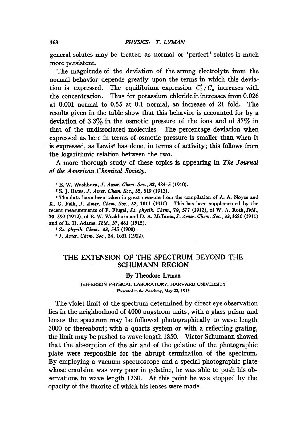 Lyman T. The Extension of the Spectrum Beyond the Schumann Region (1915)(en)(4s) by Unknown