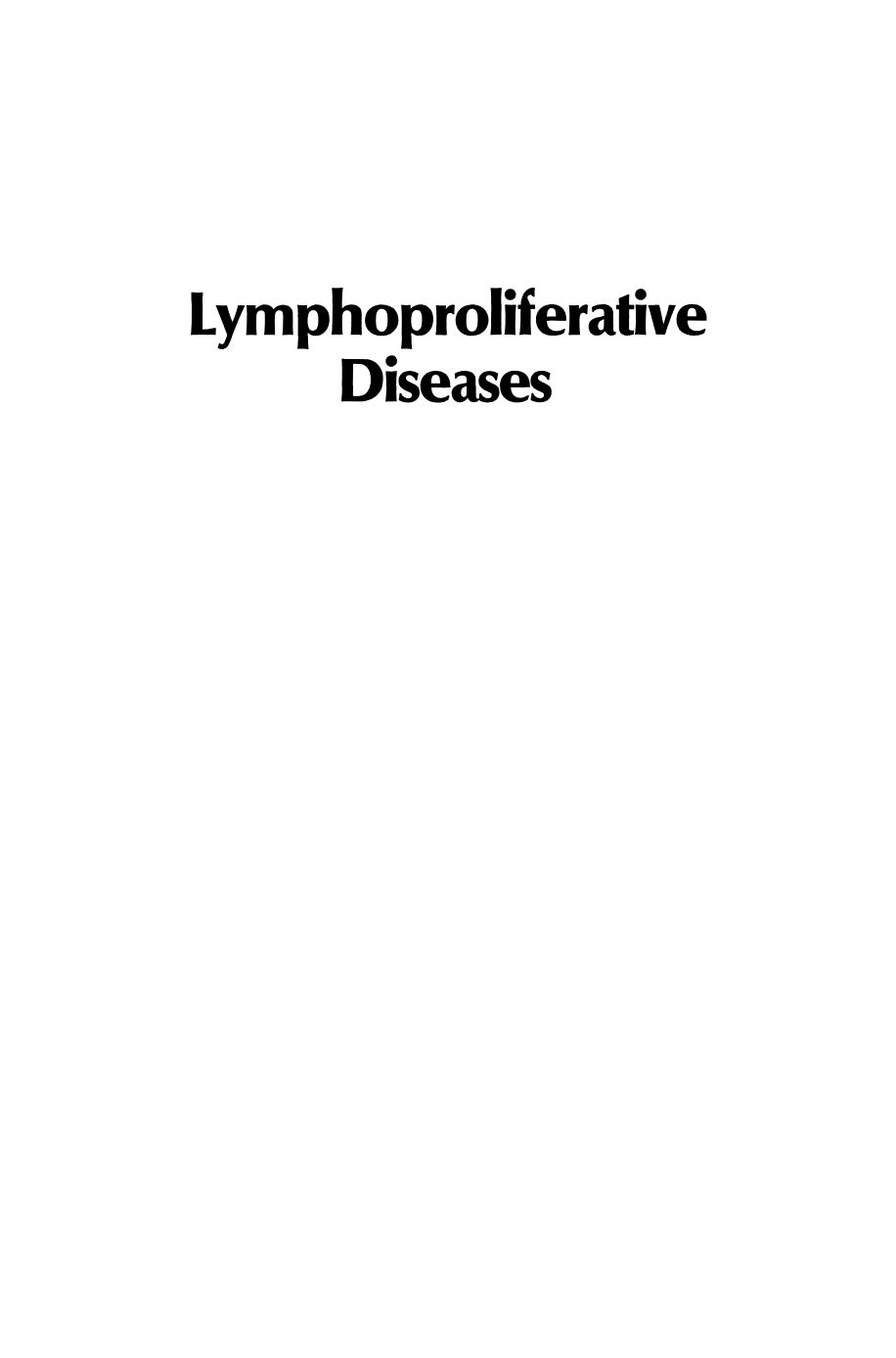 Lymphoproliferative Diseases by D. B. Jones D. H. Wright (auth.) D. B. Jones D. H. Wright (eds.)