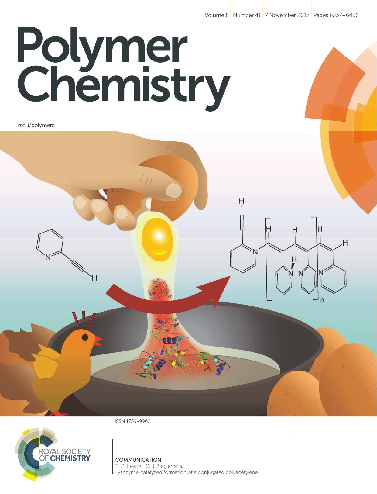 Lysozyme-catalyzed formation of a conjugated polyacetylene by D. L. Morris A. P. Zampino A. A. Taraboletti L. P. Shriver T. C. Leeper C. J. Ziegler