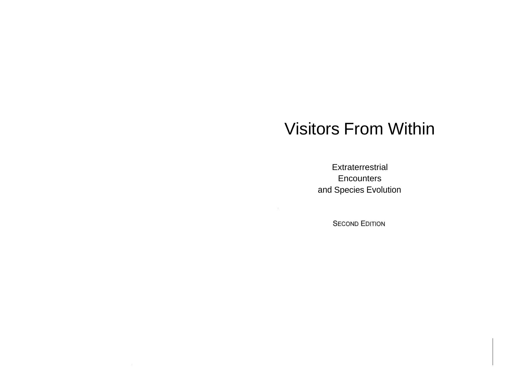 Lyssa Royal - Visitors From Within by Extraterrestrial Encounters & Species Evolution (1999)