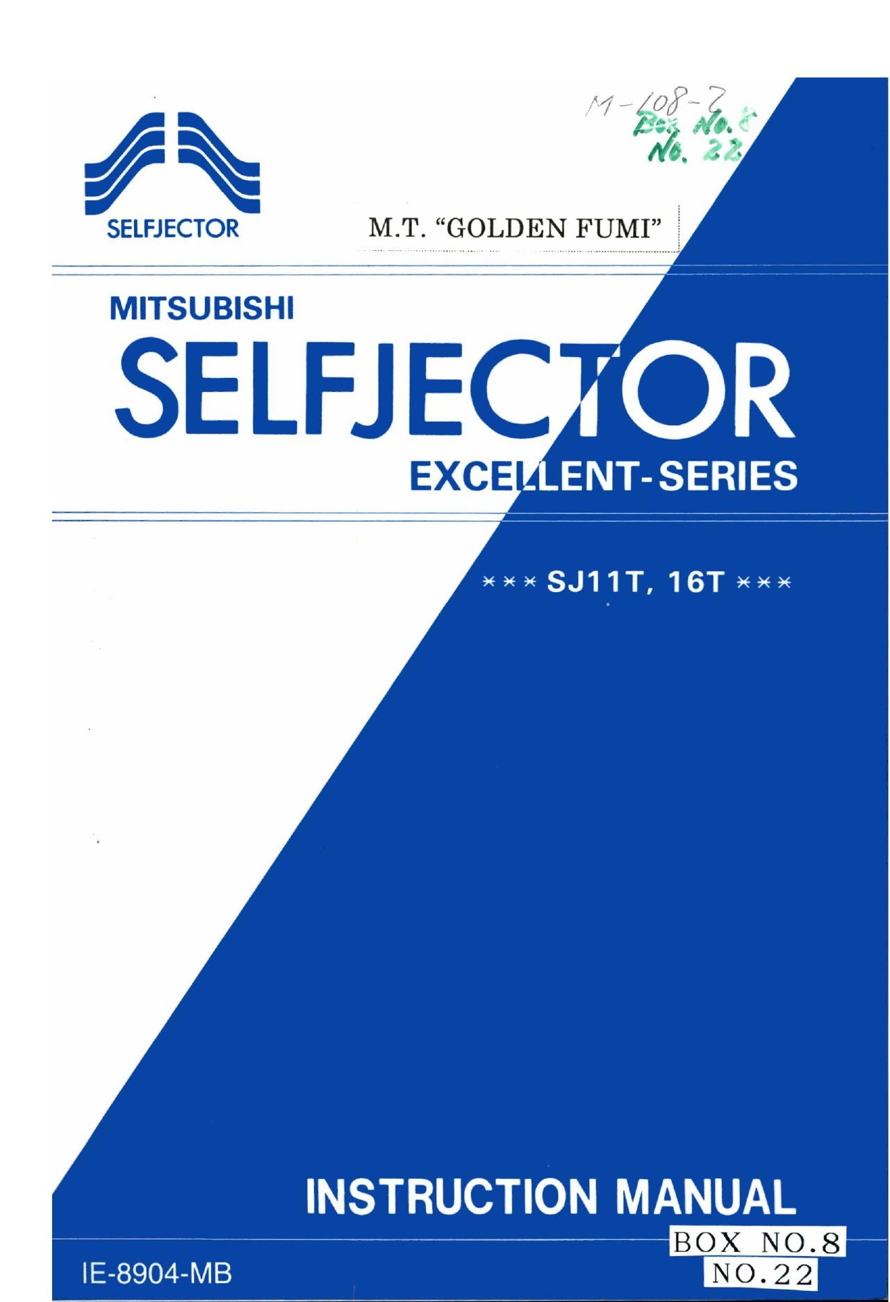 M-108-2 DO. INSTRUCTION MANUAL(ENGLISH) by Unknown