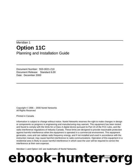 M1 R25 Planning and Installation Guide by Unknown