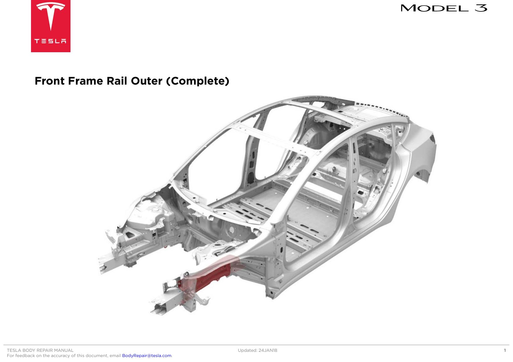 M3 Front Frame Rail Outer (Complete) by Unknown