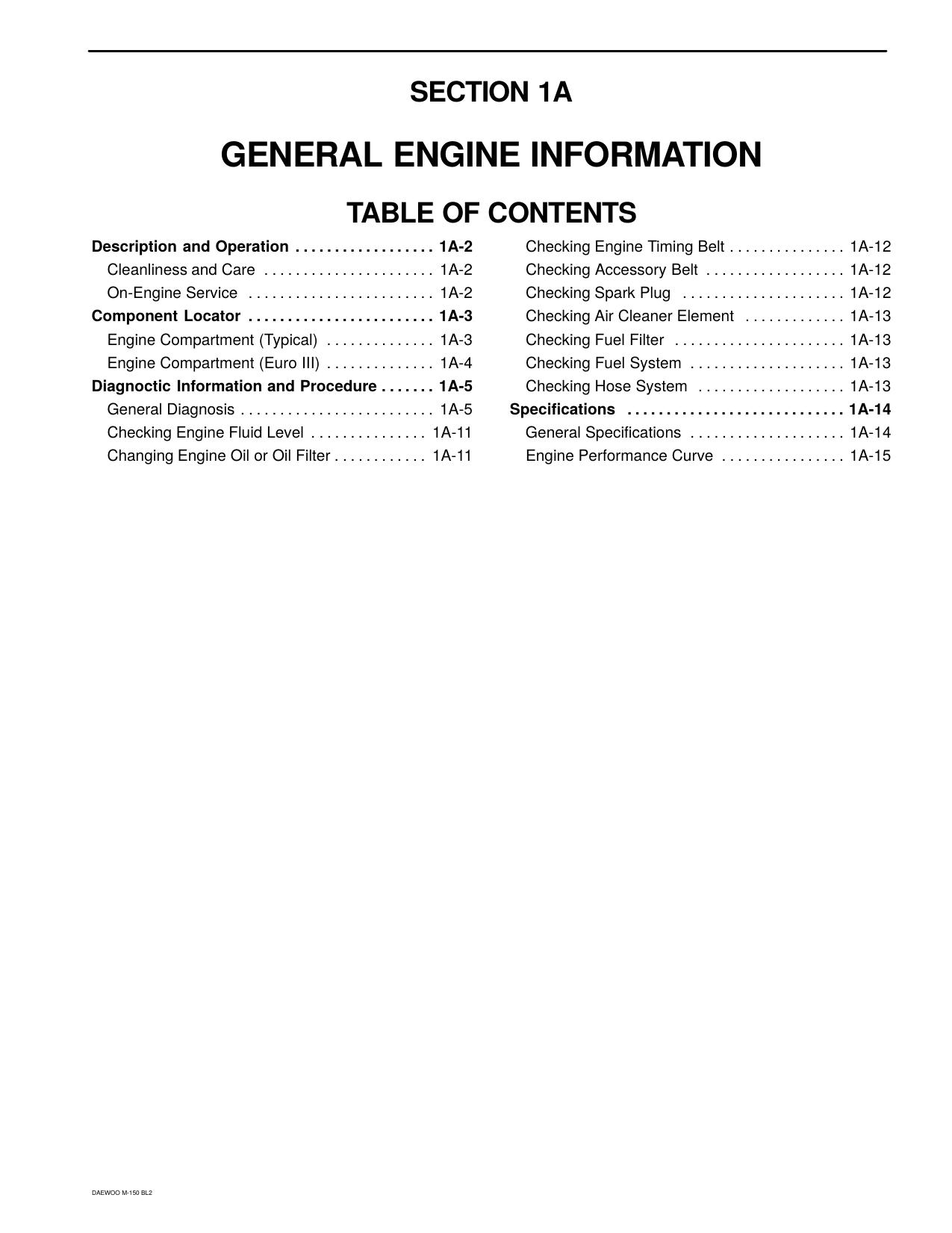 M31a General Engine Information by Unknown