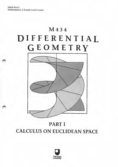 M334 M434 Differential Geometry (OPEN UNIVERSITY) by Unknown