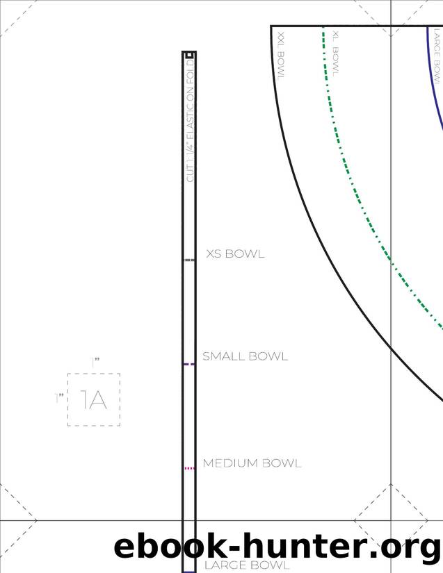 M4M Fabric Bowl Cover Pattern by Unknown