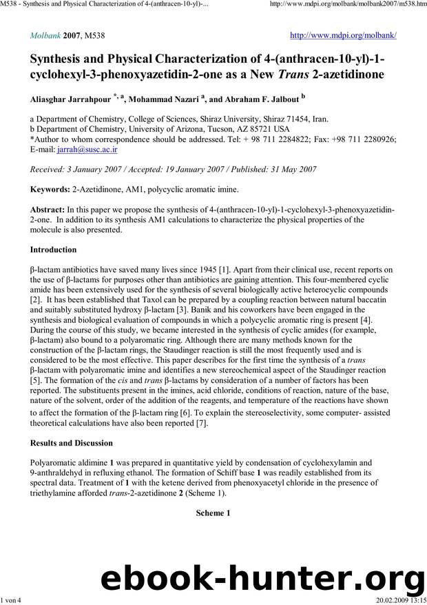 M538 - Synthesis and Physic... by MDPI-Frey
