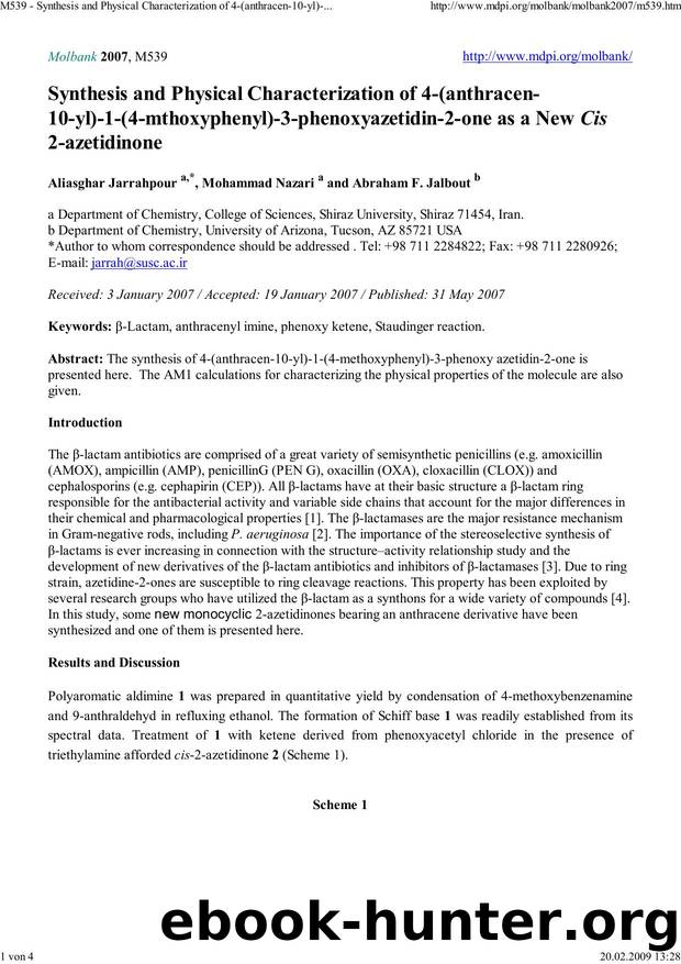 M539 - Synthesis and Physic... by MDPI-Frey