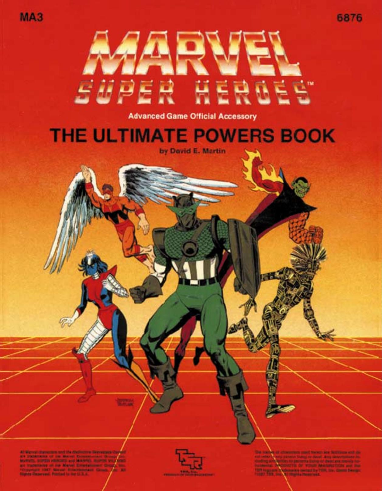 MA3 - Ultimate Powers Book by [1987]