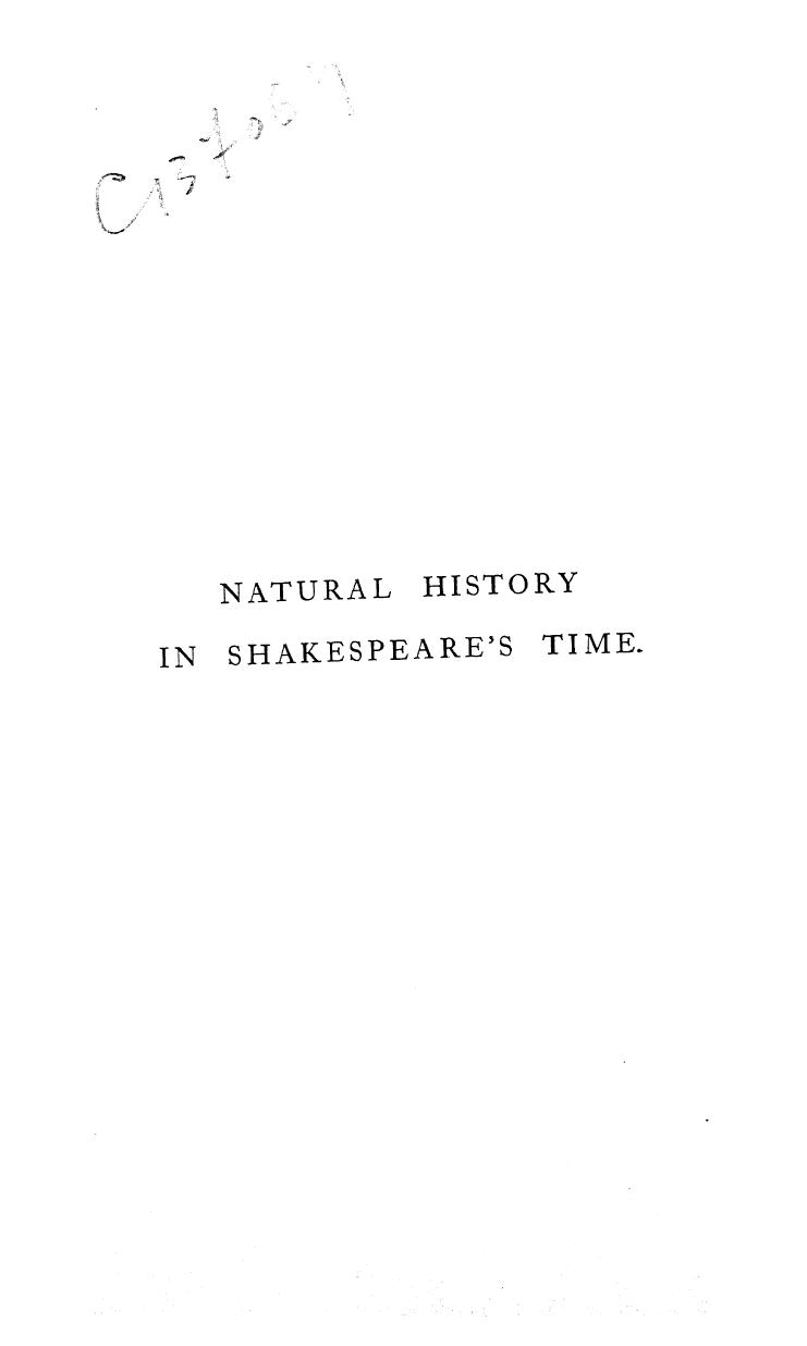 MADE BY H.W. Seager - Natural history in shakespeare's time by 1896