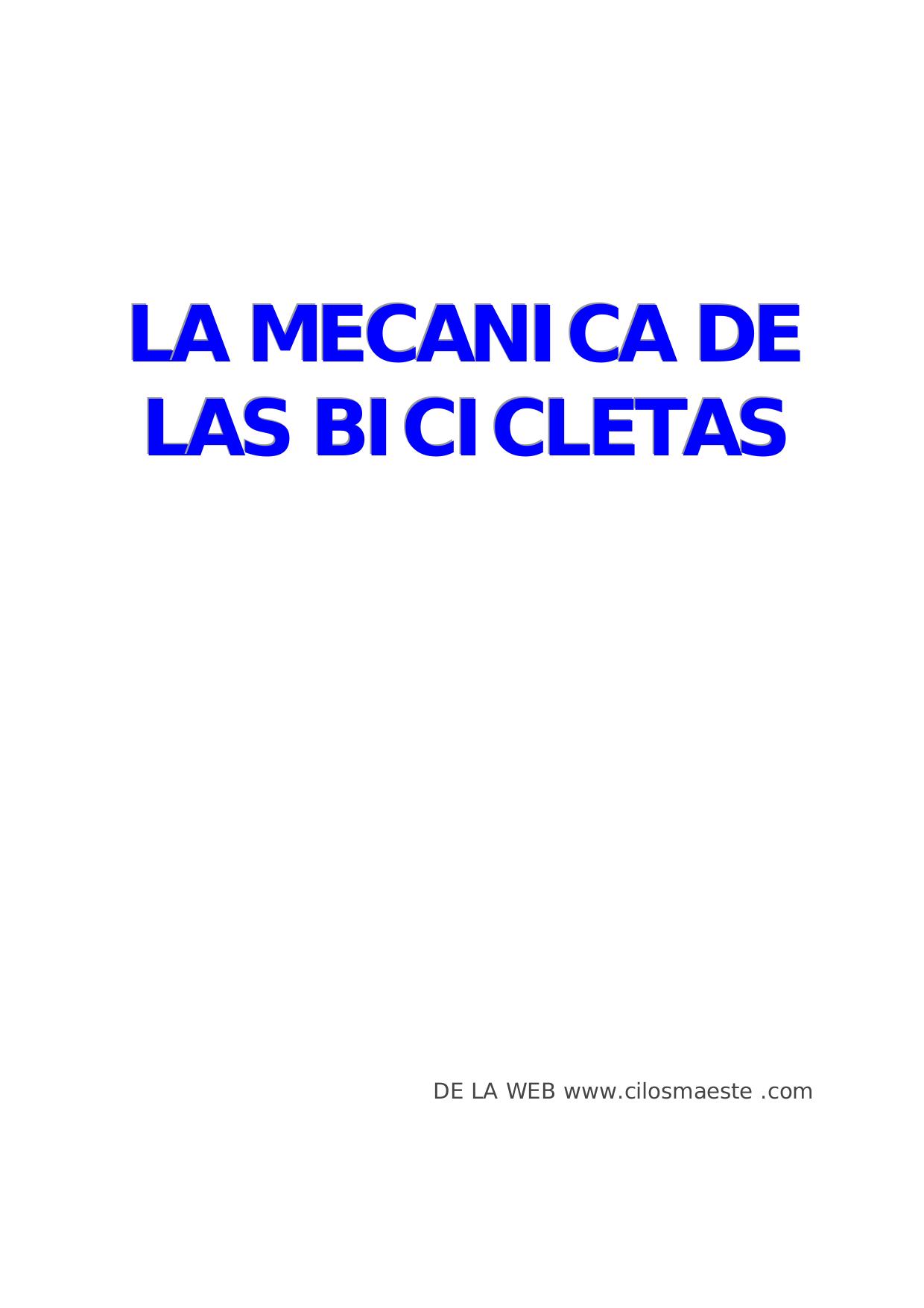 MANUAL DE LA BICICLETA.PDF by jmesteban