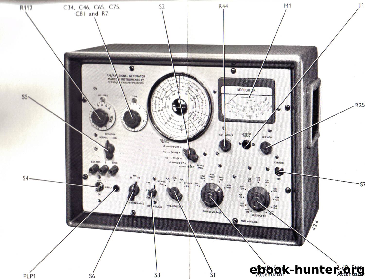 MARCONI SIGNAL GENERATOR TF995A2 by Unknown