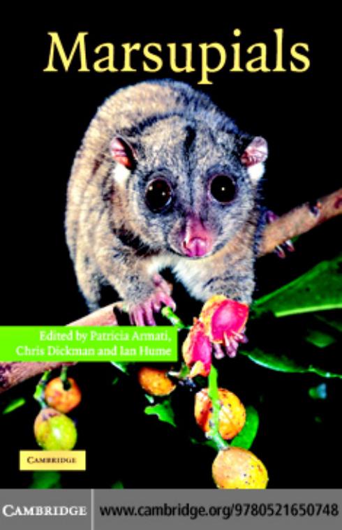 MARSUPIALS by PATRICIA J. ARMATI CHRIS R. DICKMAN and IAN D. HUME (edt)