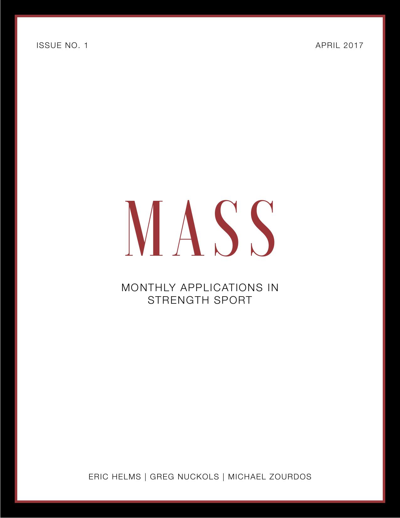 MASS Issue 01 by Apr