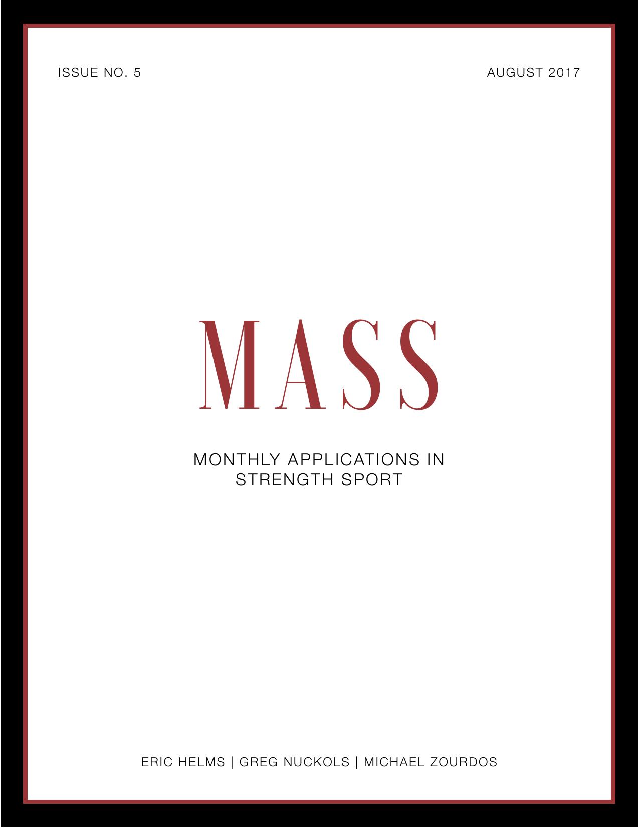 MASS Issue 05 by Aug
