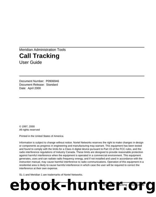 MAT Call Tracking User Guide by Unknown