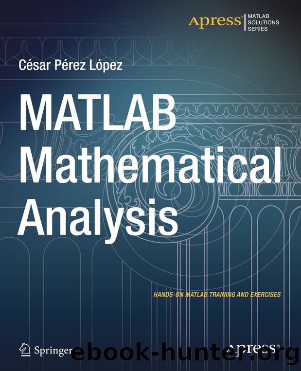 MATLAB Mathematical Analysis by César Pérez López