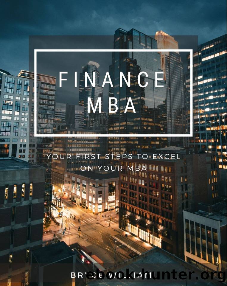 MBA In Finance : Your First Steps To Excel On Your MBA by William Bryce