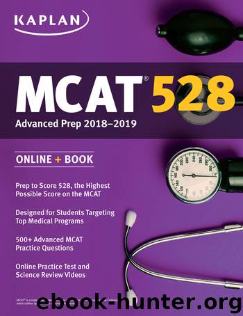 MCAT 528 Advanced Prep 2018-2019 by Kaplan Test Prep