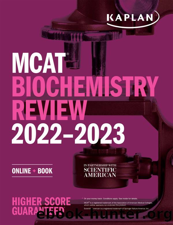 MCAT Biochemistry Review 2022-2023 by Unknown