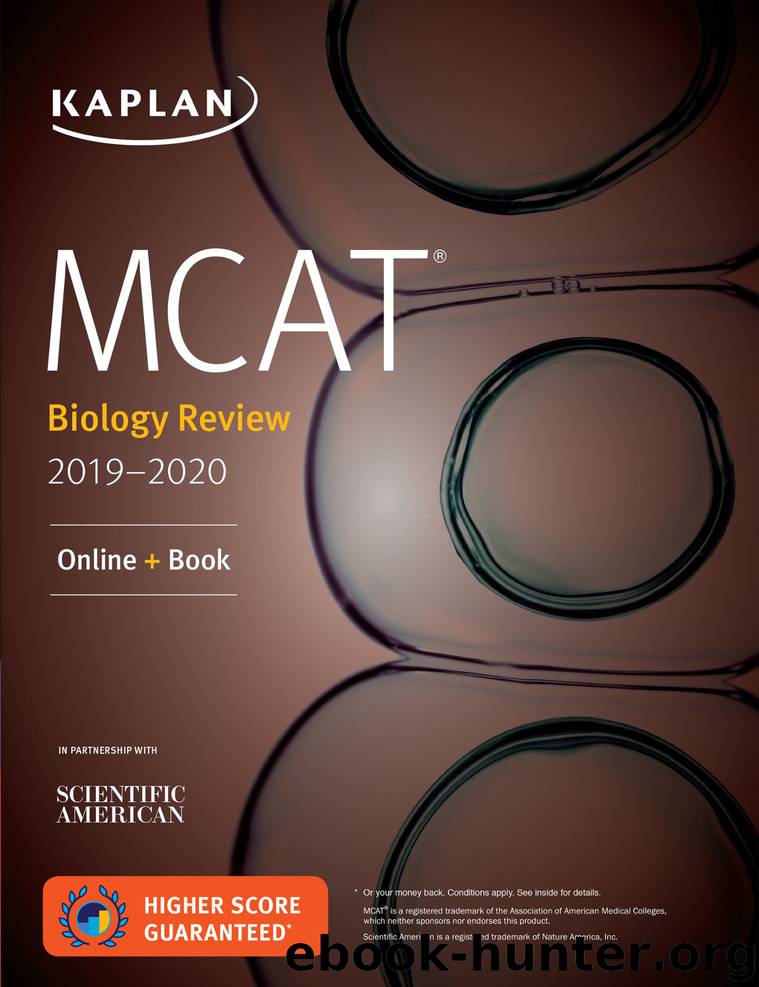 MCAT Biology Review 2019-2020 by Kaplan Test Prep