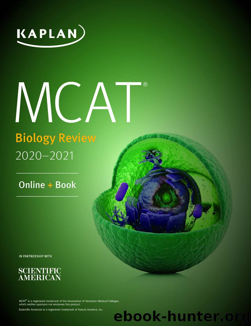 MCAT Biology Review 2020-2021 by Kaplan Test Prep