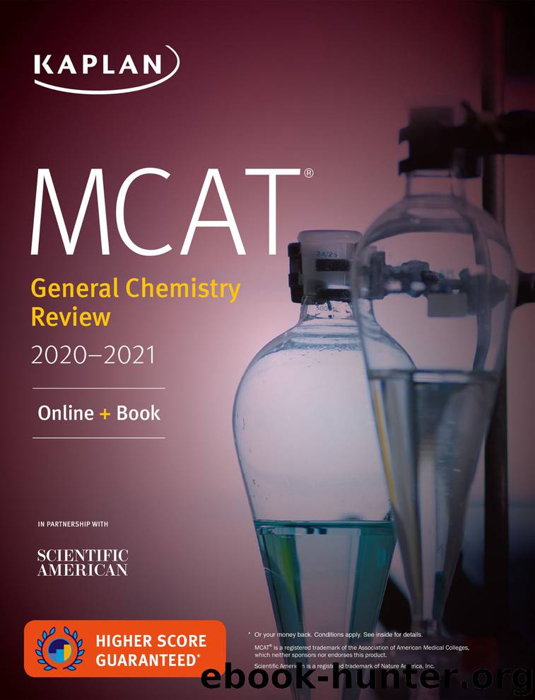MCAT General Chemistry Review 2020-2021 by Kaplan Test Prep