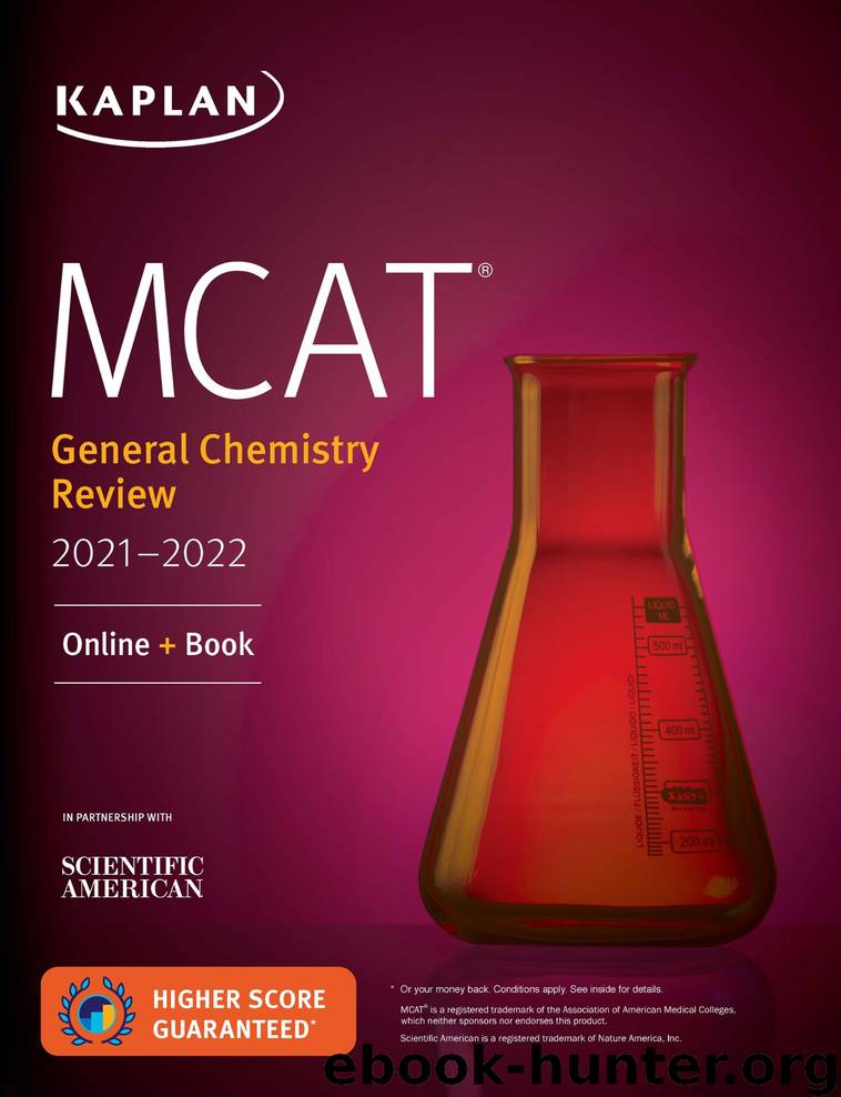 MCAT General Chemistry Review 2021-2022 by Kaplan Test Prep